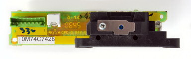 LASERov dioda s budiem-PCB top
