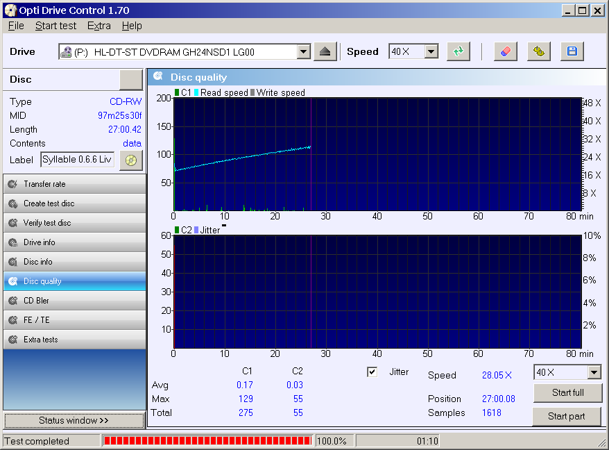 Memorex CD-RW 4x LG-ten