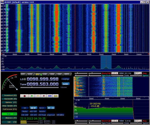 program HDSDR v akci