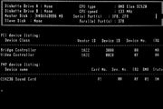 Dr. Berghaus PC/104 520 BIOS PnP device listing