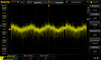 VCC2 ripple on interposer before adding more ceramic capacitors